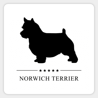 Norwich Terrier Black Silhouette Sticker